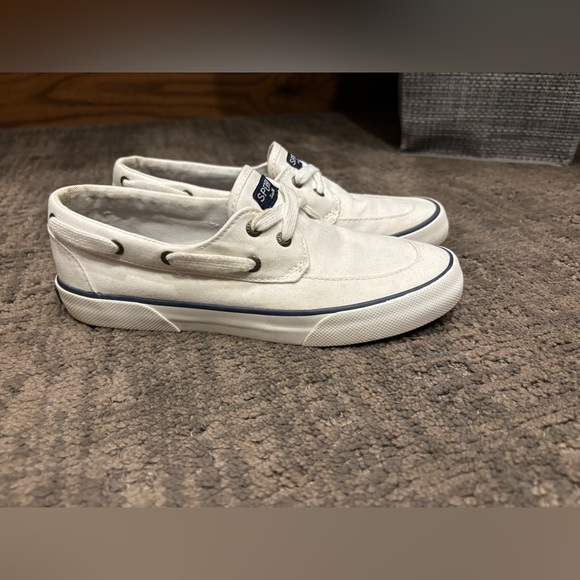 Sperry Shoes - Sperry Womens - Pier Boat Shoe - White - 6.5
